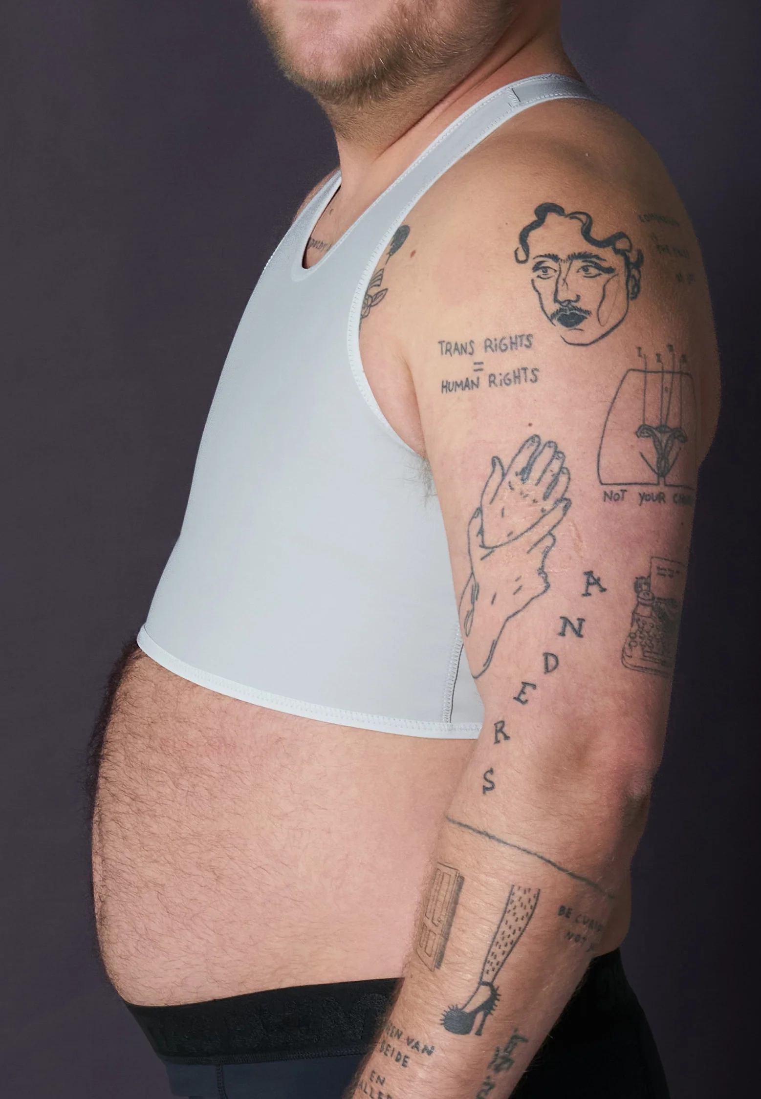 Tank Swim Binder grey